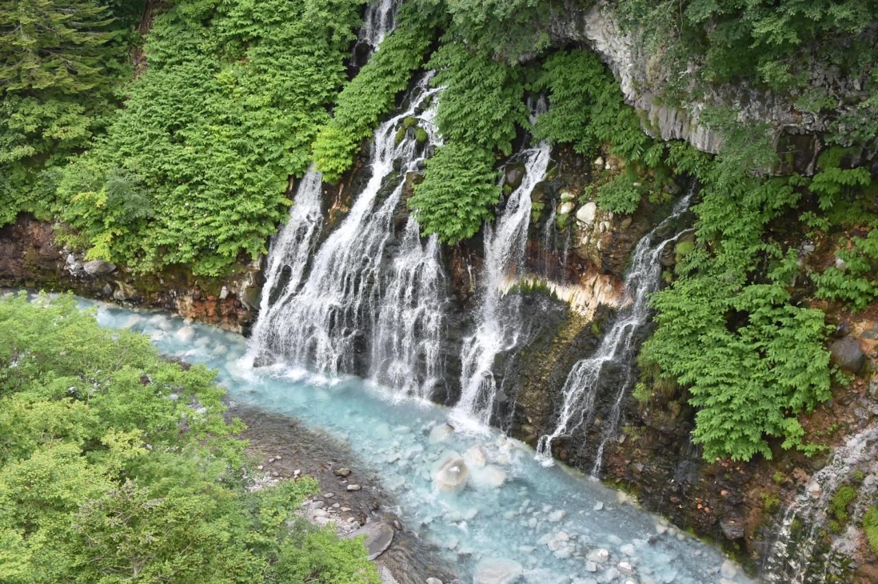 碧の美ゆゆaonobi Yuyu旧湯元白金温泉ホテル Biei Exterior photo