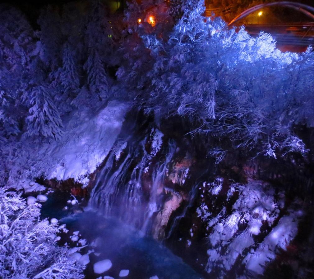碧の美ゆゆaonobi Yuyu旧湯元白金温泉ホテル Biei Exterior photo