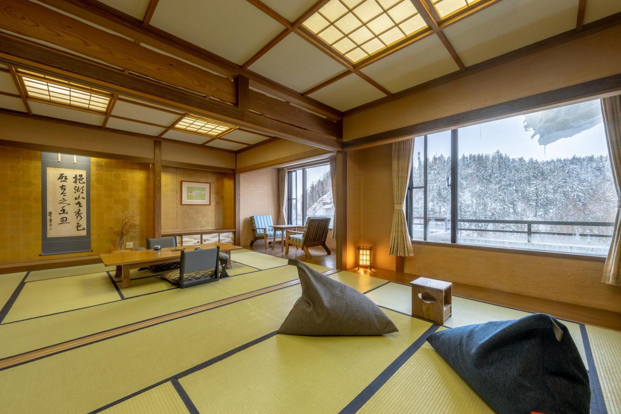 碧の美ゆゆaonobi Yuyu旧湯元白金温泉ホテル Biei Exterior photo